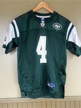 Reebok On Field Brett Favre New York Jets Jersey Large